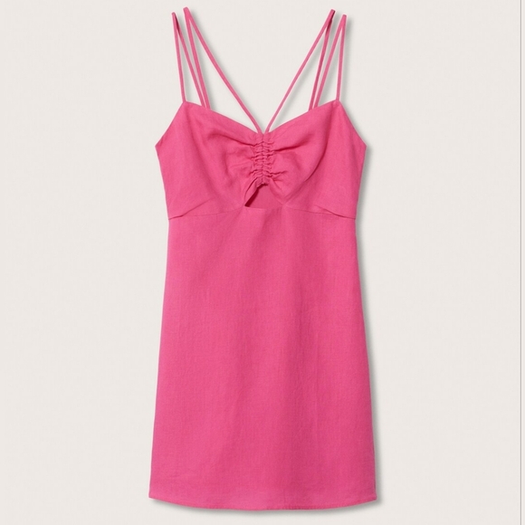 Mango-[US 8]100% linen dress - Picture 2 of 5